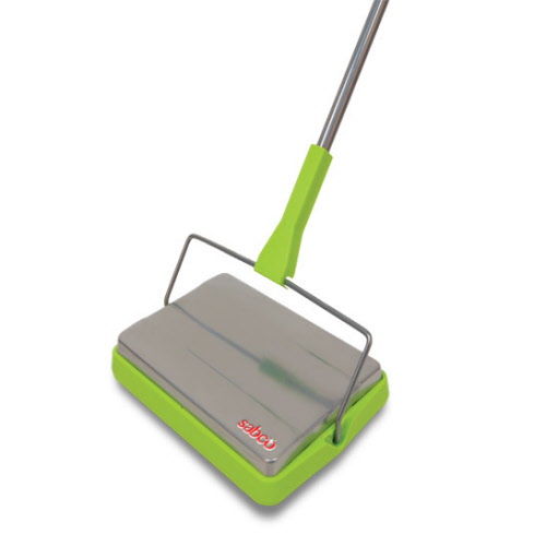 Carpet Sweeper, Light Weight, Snap on Brush to Clean Bristles SAB22030